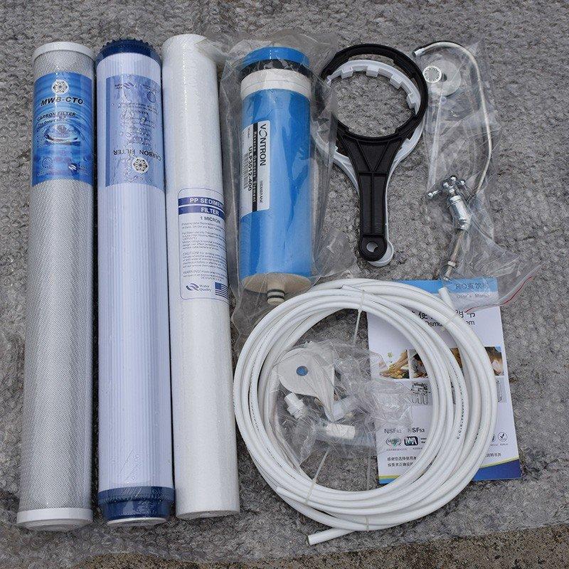 Custom Water treatment 43*23.5*78CM Machine Size commercial water filter Ocpuritech Automatic RO controller Flush