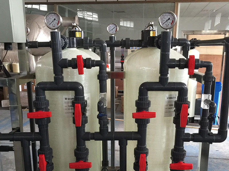 deionized water filter 1000L/H Capacity no so much waste water than ro Manual control type Ocpuritech Brand deionized water system