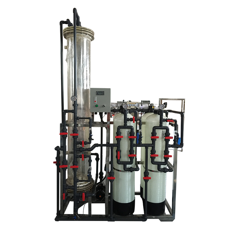 Water treatment deionized water system 1000L/H Ion exchange resins