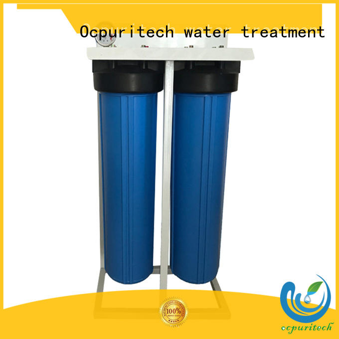 withstand much pressure thicker housing 2 stages pretreatment water filtration system Ocpuritech