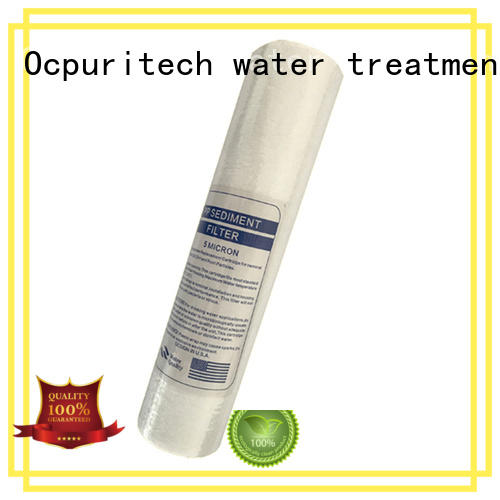 Ocpuritech industrial well water sediment filter with good price for household