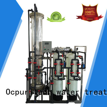 deionized water filter 1000L/H Capacity no so much waste water than ro Manual control type Ocpuritech Brand deionized water system