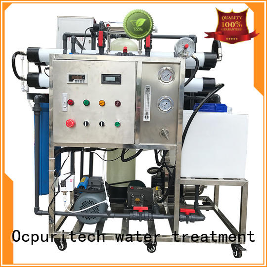 desalination machine 98% Desalination 32% Recovery seawater application Ocpuritech Brand company