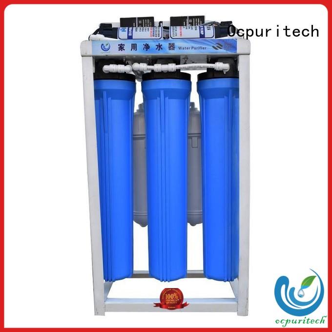 Automatic RO controller Flush 1:1 ratio of the product water to concentrate water raw water to drink water Vontron/Dow/CSM RO membrane Ocpuritech Brand commercial water filter supplier
