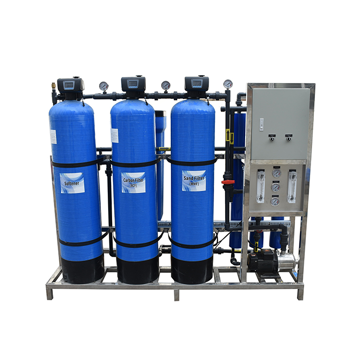 750 LPH Solar Power Brackish Water Desalination Water Treatment Purification Borehole Project Powered Ro Plants Reverse Osmosis Systems Units