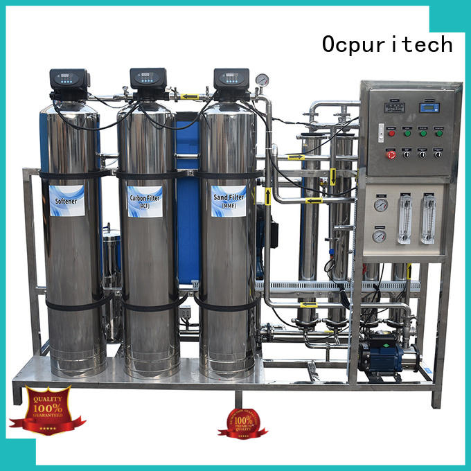 Ocpuritech bed water treatment systems customized for factory