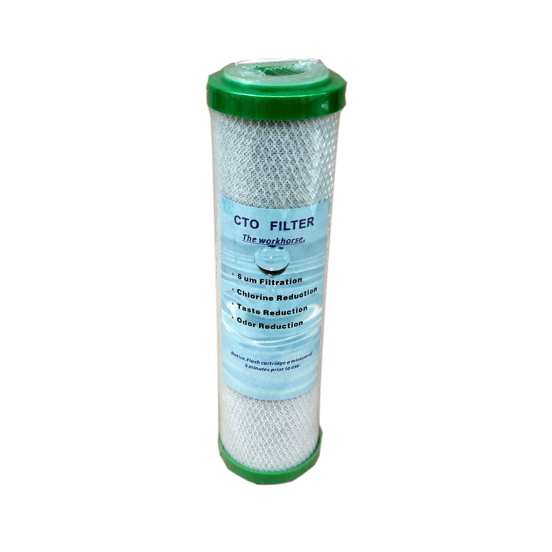 CTO activated carbon water filter cartridge