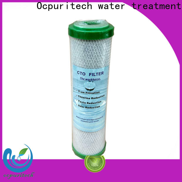 Ocpuritech activated 20 micron water filter cartridge design for household
