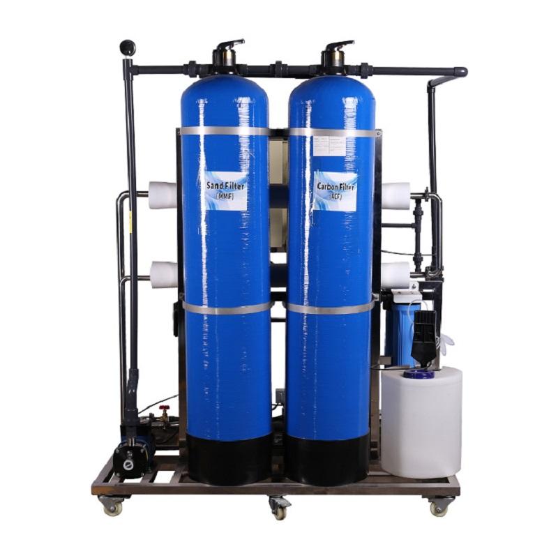 600lph water filter machine for drinking water small RO system water treatment plant