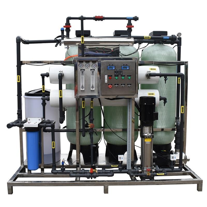 2000LPH Commercial Reverse osmosis well water purification machine pure water plant price