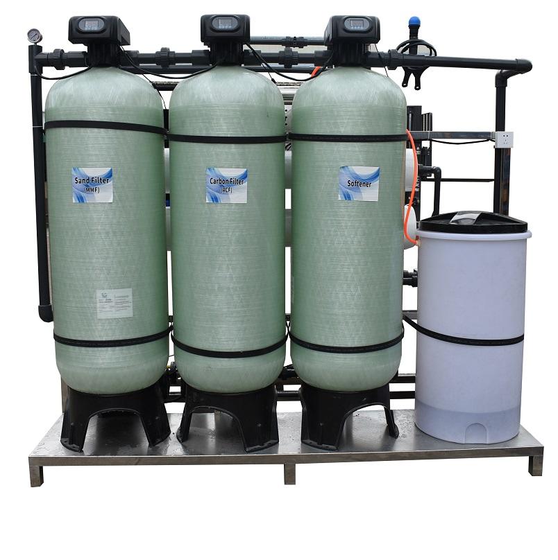 2000LPH Industrial reverse osmosis machine water purification plant RO system filtration manufacturer