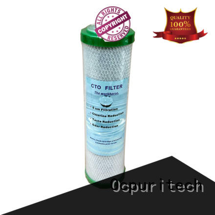 CTO activated carbon water filter cartridge